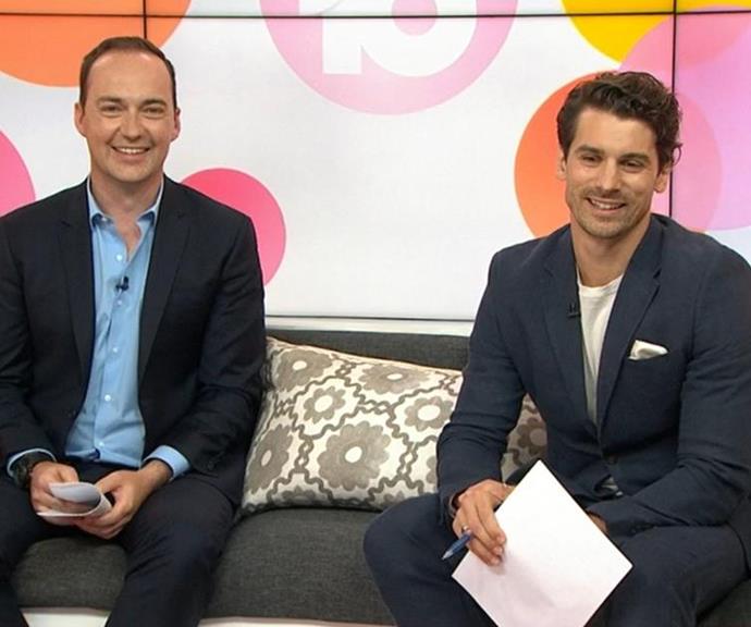 Former Bachelor Matthew 'Matty J' Johnson and reporter Lachlan Kennedy are filling in on *Studio 10*.