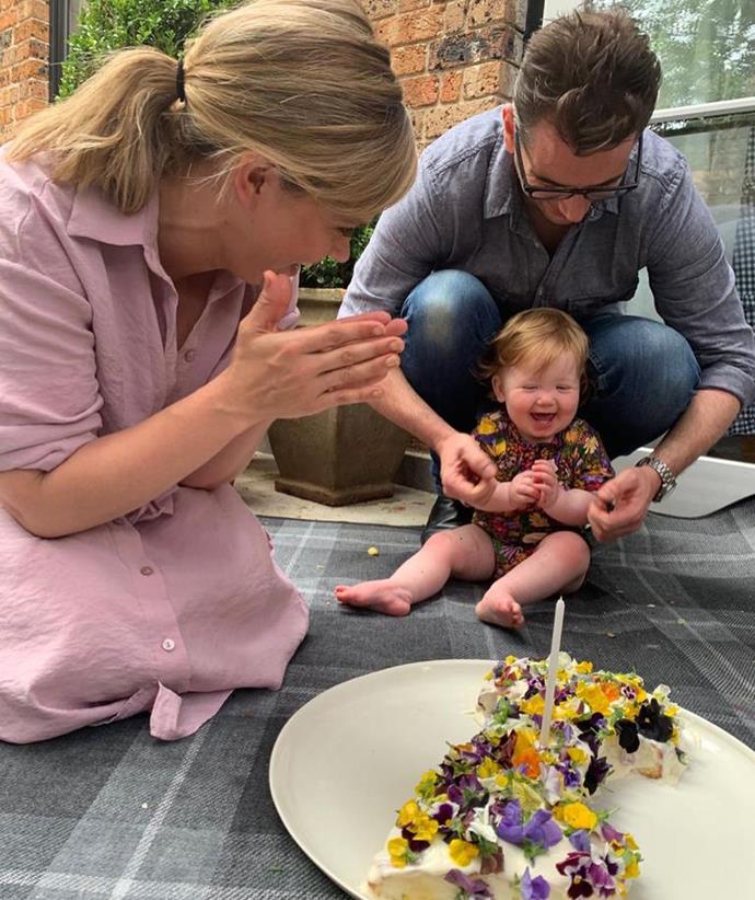 Molly turned one at the end of 2020 and her parents couldn't have been more delighted by the milestone. At the time, Edwina told *[TV WEEK](https://www.nowtolove.com.au/parenting/celebrity-families/edwina-bartholomew-daughter-husband-66266|target="_blank")* of parenthood: "It's been such a joyful experience, and Molly is such a joy – although, I feel like we got pretty lucky first time around."