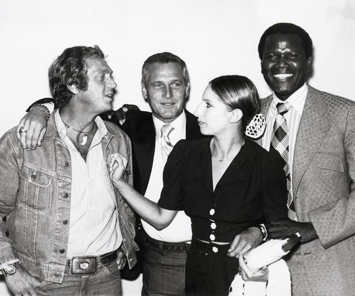 Poitier established a production company with Paul Newman, Steve McQueen and Barbra Streisand.