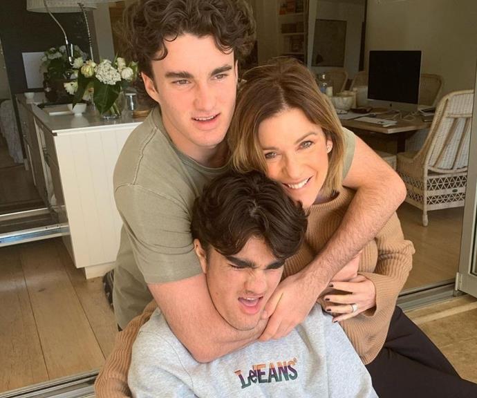 "Can I just get a nice Mother's Day pic with you two? Hmm. At least the iso face-time with my Mum, Sis and nieces was less rowdy Happy Mother's Day."