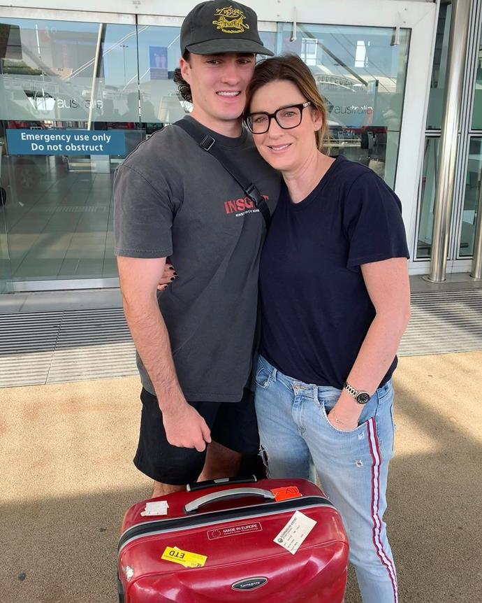 When Gus finished school, he embarked on the Aussie tradition of schoolies, and after his send-off, Kylie posted this picture with the sweet caption, "His smile is wide. Partly because he's chuckling at my tears. Gus, on his way to schoolies.
<br><br>
"We're so excited and happy for him and his beautiful, exuberant and caring mates. As a Year 12 group in 2020, they've certainly graduated knowing how to spell the word resilience," she continued. 
 <br><br>
"But it's going to be a long week. For us. Of course for him it will fly. I've told him he'll be creating memories to last a lifetime. That's IF he remembers anything 😂."