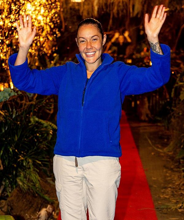 "It's not about fighting or drama, it's about teamwork," Davina said of her "beautiful" time on *I'm a Celeb.*