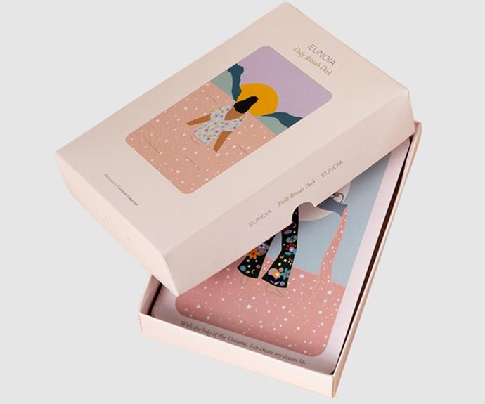 **For the woman who is all about self-empowerment:** Euonia Daily Rituals Deck, $44, from [The Iconic.](https://www.theiconic.com.au/daily-rituals-deck-1513940.html|target="_blank")