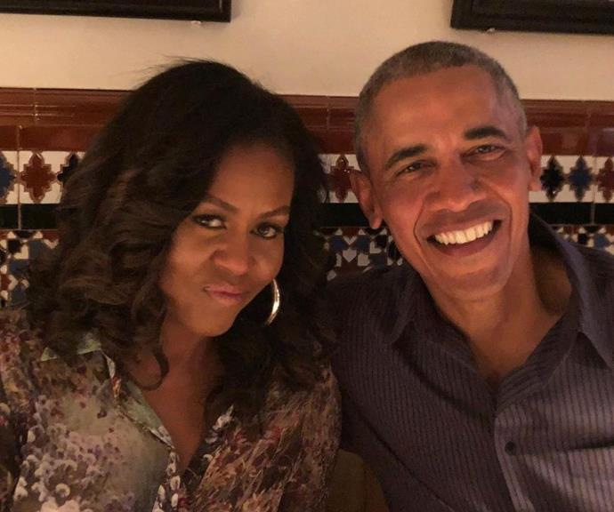 To ring in their 28th wedding anniversary, Michelle captioned this loved-up picture: "28 years with this one. 💕 I love @BarackObama for his smile, his character, and his compassion. So grateful to have him as a partner through everything life throws at us. And this year, we have a request for you — pick one person in your life who might not vote and make sure they do. Tell us about it in the comments! That's an anniversary message of the best kind. Love you, Barack. ❤️😘."