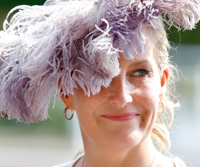 Sophie looked radiant on day two of the Royal Ascot in 2021, and we must say, lavender is so her colour!