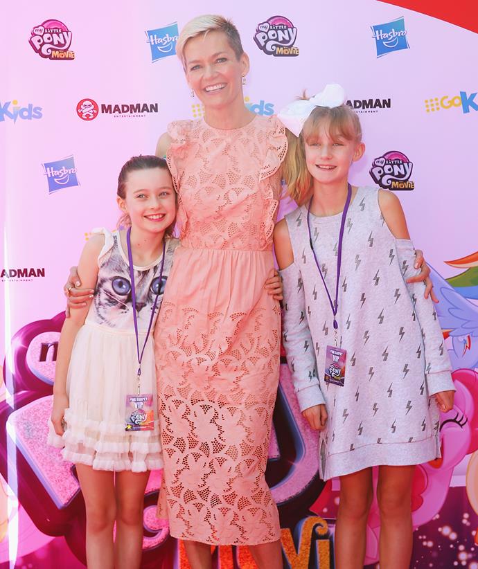 In 2017 the girls headed to the *My Little Pony The Movie* Sydney premiere in coordinated pastel outfits.