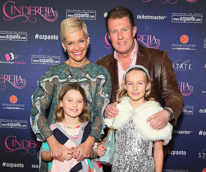 Family affair! Peter and Jess treated their daughters to an evening out on the opening night of Cinderella at State Theatre in 2016.
