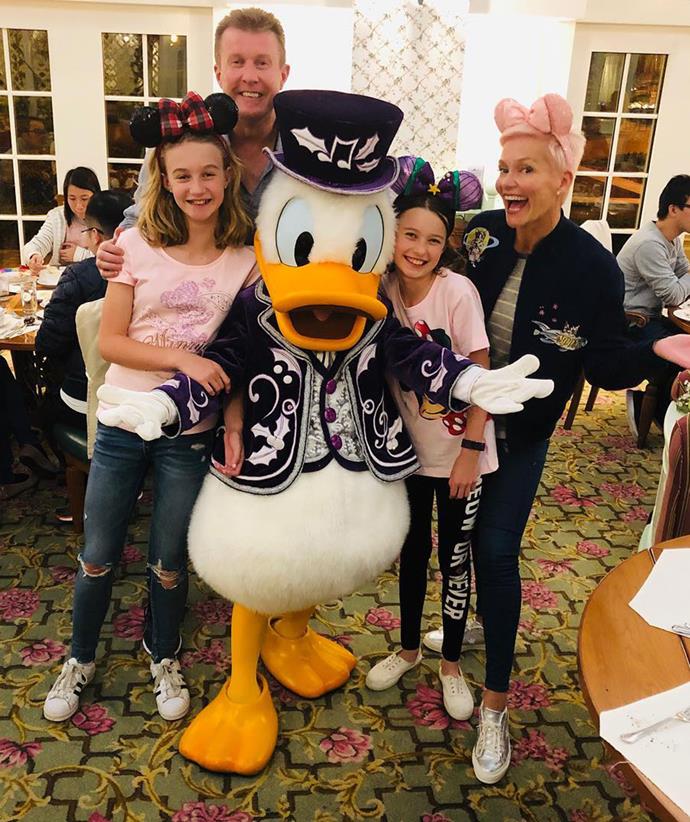 Jess and Peter treated the girls with a trip to Disneyland in 2019.