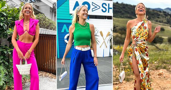 Chic activewear, high-end frocks and effortless casual ensembles: Photos that prove Holly Kingston is The Bachelor's most fashionable star