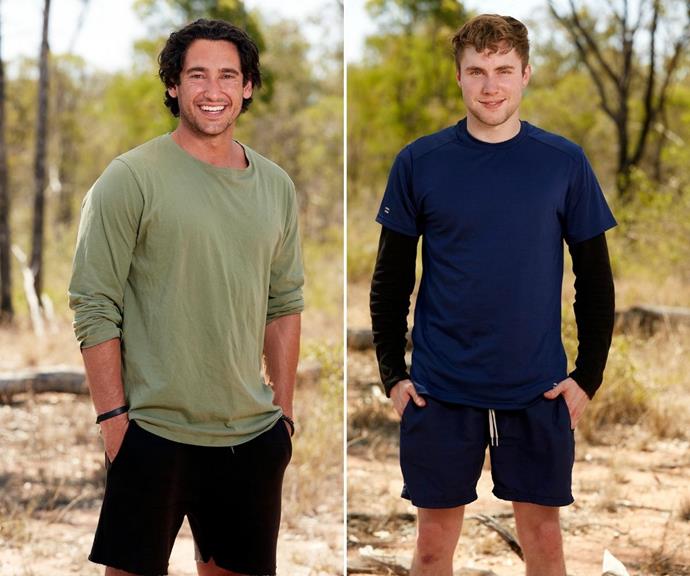 **Alex and Jay (friends)**
<br><br>
Alex met Jay when he was dating his famous sister Sam Frost. The couple has now broken up, but the boys' *Survivor* journey is about to air. Alex is keen on flying under the radar, while Jay is ultra-competitive.