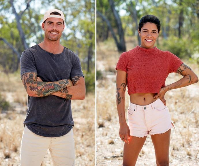 **Ben and Shayelle (Partners)**
<br><br>
This couple wants to work together to help overcome the hurdles that will come their way. Shayelle is aware she can get caught up in her emotions, whereas Ben, who stands at 6'4, wants to be the one to watch during challenges.