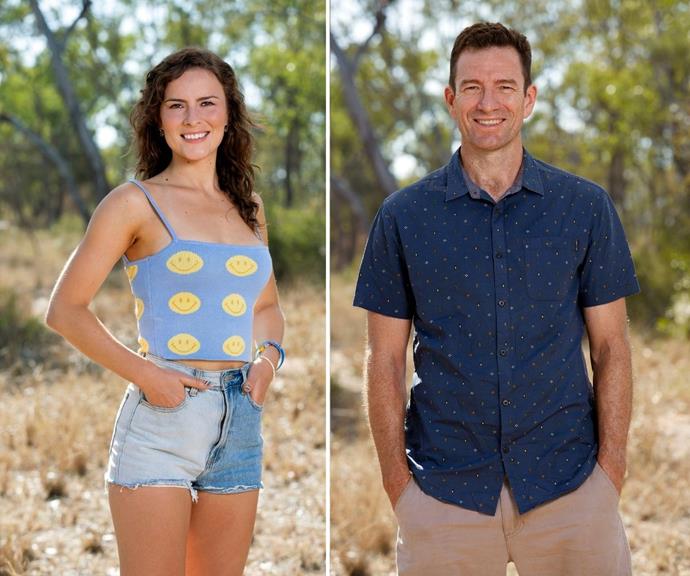 **David and Brianna (father and daughter)**
<br><br>
David went on the show to help his daughter Brianna achieve her dreams of becoming the Sole Survivor at 26-years-old. They are each other's perfect opposites, with Briana calling her dad "the skill crusher" to her social butterfly energy.