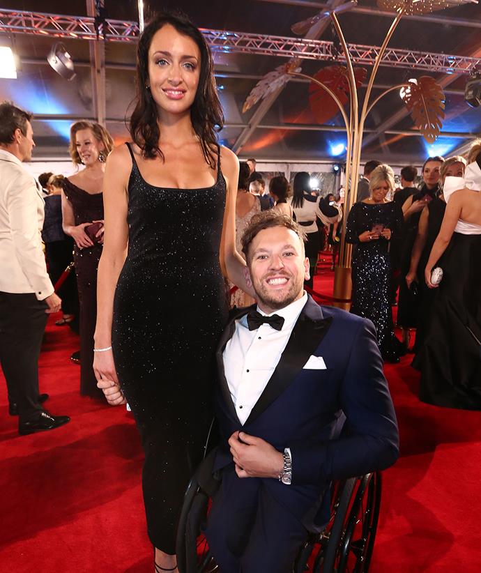 The happy couple at the 2019 TV WEEK Logie awards.