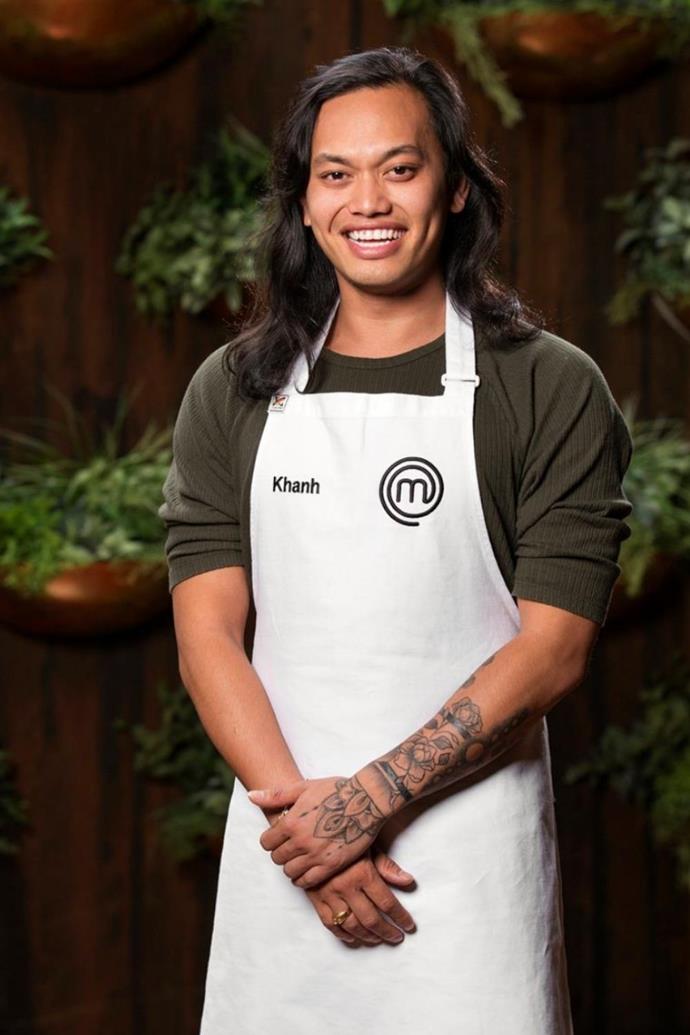 Khanh as a young up and comer on *MasterChef*.