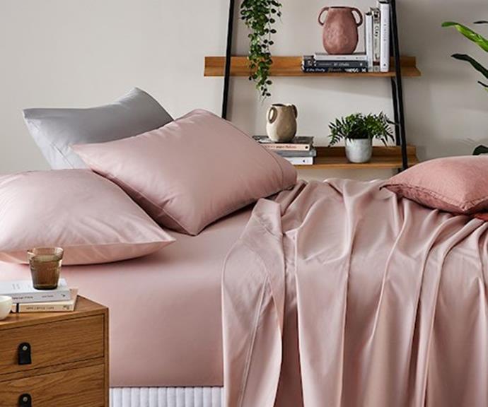 **Bed Sheets**
<br><br>
Treat yourself on V-Day to these beautifully finished and soft to the touch 1500 thread count sheets. Made from high quality material, the buttery sheets will have you snoozing the day away in no time.
<br><br>
Metro 1500TC Brooklyn Nude Pink Sheet Set, From $63.99, [Adairs](https://www.adairs.com.au/bedroom/outlet/metro/1500tc-brooklyn-nude-pink-sheet-set/?gclid=CjwKCAiA3L6PBhBvEiwAINlJ9Ki-Uwyc5__UzVctDXfhNG98Nmh5K3gPm3tSwjPRKU6O0OyoAyl8oBoCQ9kQAvD_BwE&gclsrc=aw.ds|target="_blank"|rel="nofollow")
