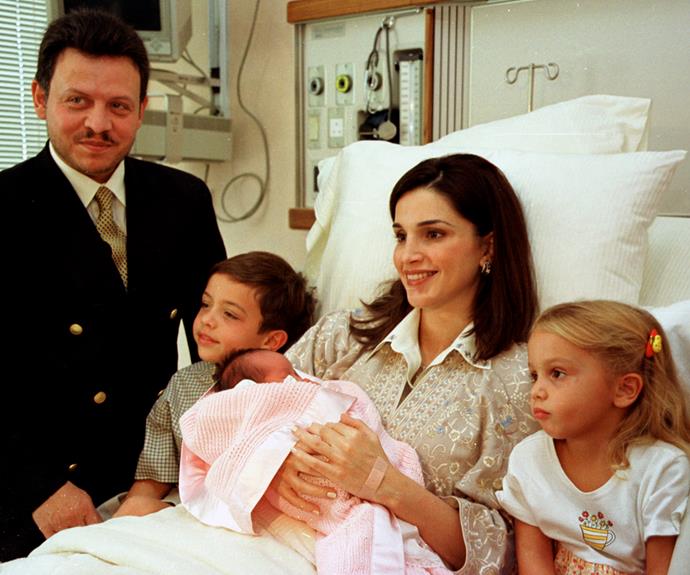 The couple welcomed their third child, Princess Salma, on September 26, 2000, just one day before Iman's fourth birthday.