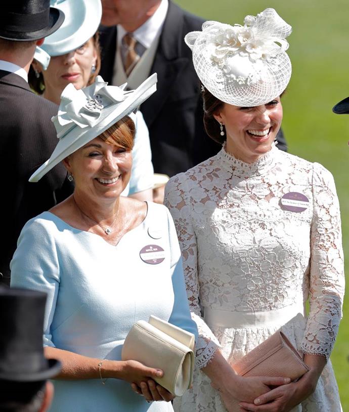 The Duchess of Cambridge has often been compared to her mother.