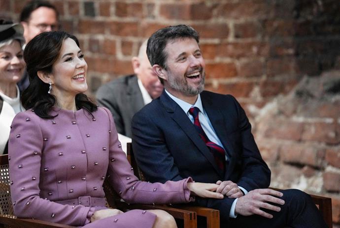 The couple shared a rare moment of PDA in January 2022 when they visited Koldinghus to open the exhibition *Mary and the Crown Princesses* that was commissioned in honour of Mary's 50th birthday.