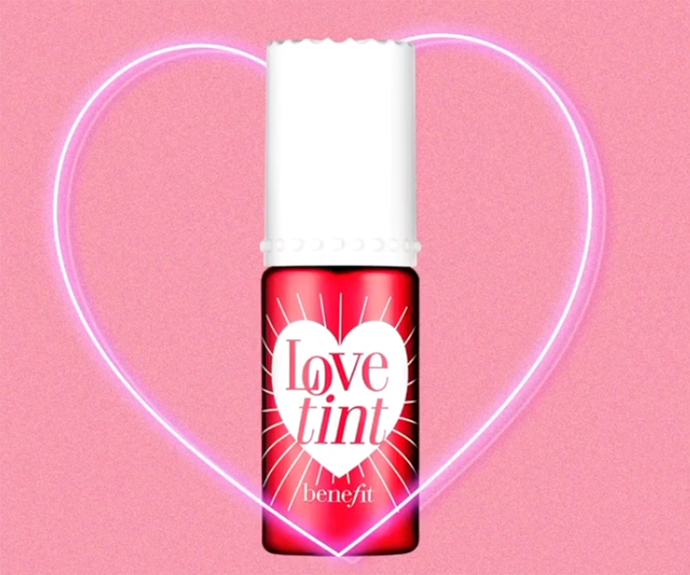 **For the woman you want to leave blushing:** Lovetint Cheek and Lip Tint, $33, from [Sephora](https://www.sephora.com.au/products/benefit-cosmetics-lovetint-cheek-and-lip-tint/v/6ml|target="_blank").