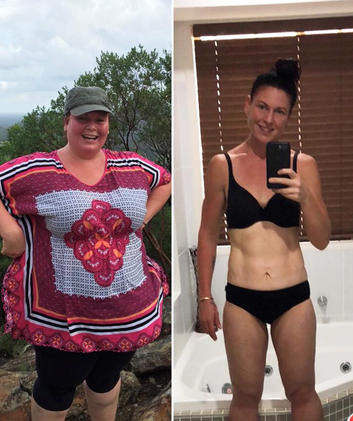 Reesha started at 142kg and now weighs just 63kg after a huge lifestyle change.