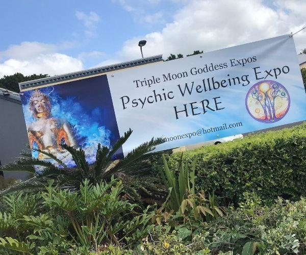 The psychic expo was held the day after Patty arrived.