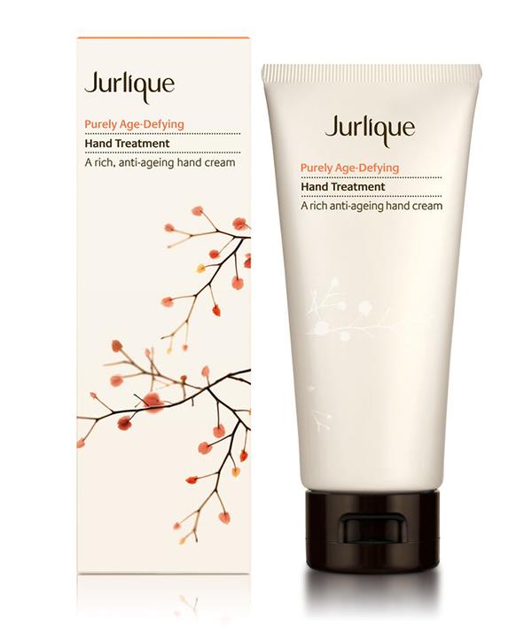 **Purely Age-Defying Hand Treatment by Jurlique**
<br><br>
Rich and nourishing, this treatment hand cream is quickly absorbed to leave hands feeling softer and more hydrated, with no greasy residue. 
<br><br>
Over time, its potent botanical ingredients help to minimise the appearance of discolourations, leaving the delicate skin on the backs of hands looking brighter and more even in colour. 
<br><br>
Purely Age-Defying Hand Treatment, $60, [Jurlique](https://www.jurlique.com/au/purely-age-defying-hand-treatment-202900.html?gclid=Cj0KCQiAmKiQBhClARIsAKtSj-mSFvp4VqSMTg_Vlwi8dt97fcVohGieCsYgPXAKkdyERIIgIia8rUkaApqsEALw_wcB|target="_blank"|rel="nofollow") 