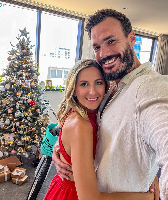 Another Christmas as a couple! A smitten Locky captioned this snap: "2nd Christmas together and many more to come 😊"
