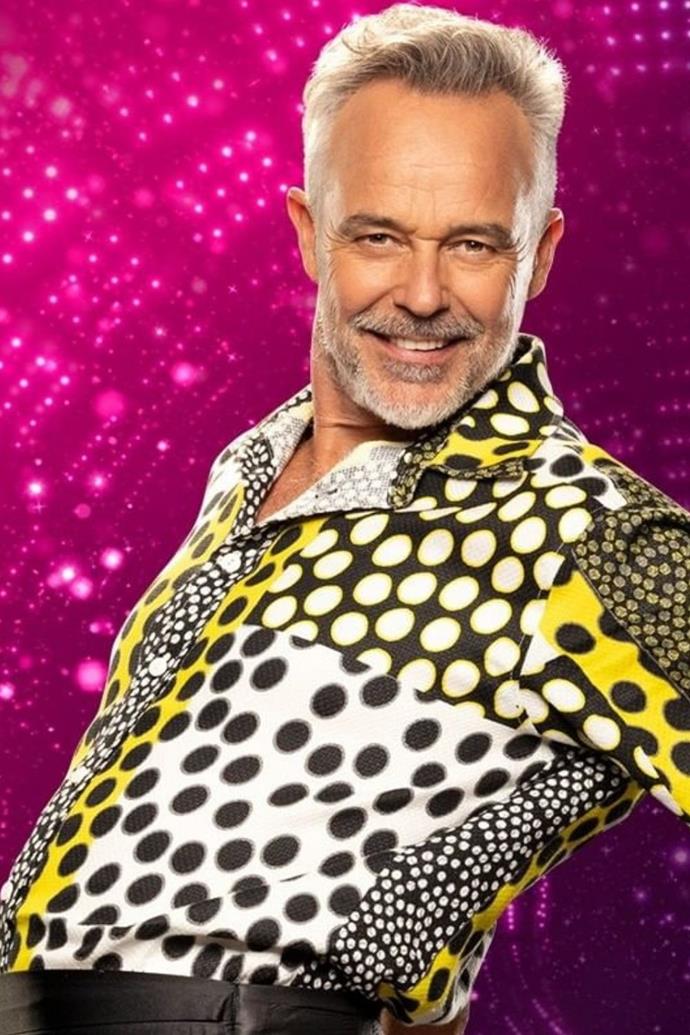 **Cameron Daddo**
<br><br>
Sadly, the former *Home and Away* actor's disadvantage got the best of him, and after receiving a five from Todd McKenny and a six from Helen Richey, Paul Mercurio and Mark Wilson, he was the first celeb to tap off the stage.
<br><br>
Cameron's performance with his pro-dance partner Megan Wragg was a fair attempt considering they only trained for two weeks, but they were ultimately too stiff to make it over the line.