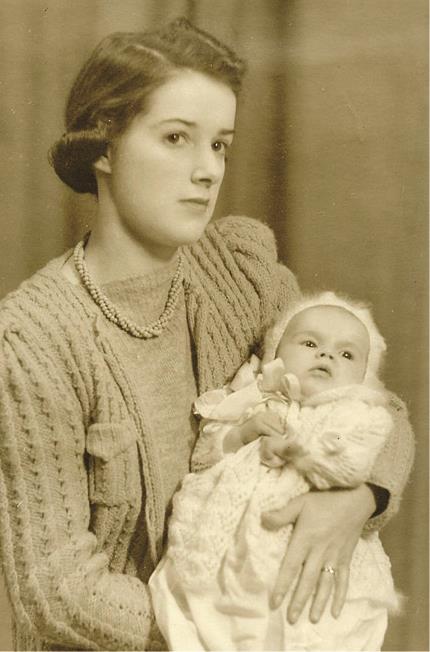 Wendy pictured with her mother, Betty.