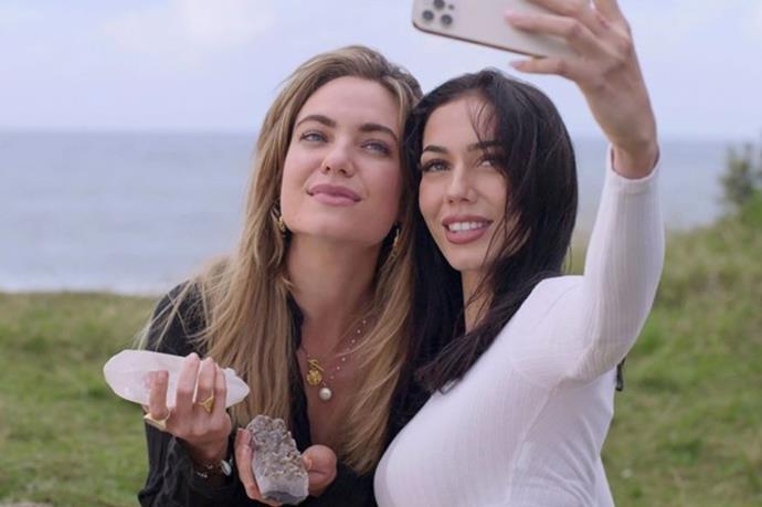 A selfie? With crystals? We love to see it. Not sure the locals will.