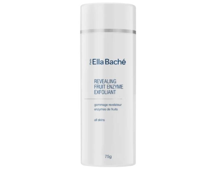 This fruit enzyme exfoliant has bioactive ingredients blended with salicylic acid, which delivers "microdermabrasion-style results" as per Adore Beauty, will powerfully renew your skin and brighten your face.
<br><br>
**Ella Baché Revealing Fruit Enzyme Exfoliant, $72.00, [Adore Beauty.](https://www.adorebeauty.com.au/ella-bache/ella-bache-revealing-fruit-enzyme-exfoliant.html?queryID=6ef1b27c33dabcf1161b1c0e5545b65e|target="_blank"|rel="nofollow")**