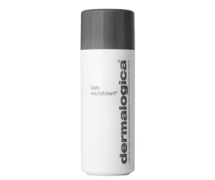 Dermalogica's gentle enzyme powder is uniquely rice-based, and when combined with water, it removes debris to enhance the texture of your skin. It's perfect for those with oily skin who need an extra oomph from their cleanser and exfoliator.
<br><br>
**Dermalogica Daily Microfoliant, on sale at $78.32, [Adore Beauty.](https://www.adorebeauty.com.au/dermalogica/dermalogica-daily-microfoliant.html?queryID=6ef1b27c33dabcf1161b1c0e5545b65e|target="_blank"|rel="nofollow")**