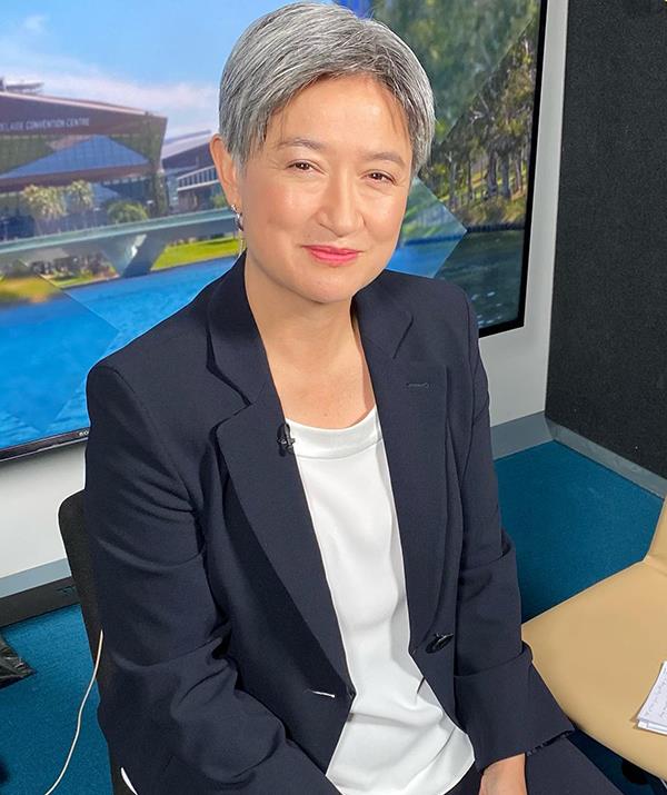 **Penny Wong**
<br><br>
The South Australian senator has been a pioneer for the LGBTQI+ community in parliament for the better half of two decades.
<br><br>
As Australia's most prominent openly gay politician, Penny was vocally against the same-sex marriage plebiscite in 2017, saying she didn't want her relationship or family "to be the subject of inquiry, of censure, of condemnation, by others."
<br><br>
"Many same-sex couples don't hold hands on the street because they don't know what reaction they'll get. Some hide who they are for fear of the consequences at home, at work, at school," she said at the time.
<br><br>
When the results of the vote were counted, Penny broke down in tears on national television. The next day in parliament she wept again, saying, "This is the most personal of debates because it is about the people who matter most to us. It is about the people we love."
<br><br>
Penny praised her partner, Adelaide public servant Sophie Allouache, and their two daughters. 
<br><br>
"So I say to Sophie, thank you for your love and commitment and for all you do. And I say to our beautiful daughters, Alexandra and Hannah, I work for and fight for the world I want for you."