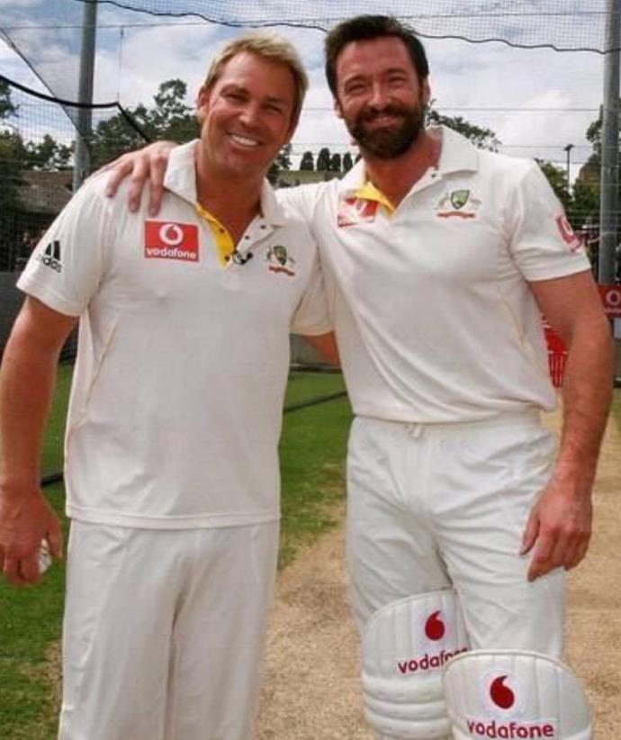 **Hugh Jackman**<br>
"Like you all, I'm in shock to wake to the news that @shanewarne23 has passed away. I'm grateful to have known him, and to have witnessed his once in a generation talent. My heartfelt sympathies to his family and close friends at this incredibly difficult time. Rest well Shane," Hugh wrote on Instagram.