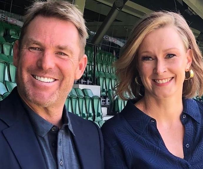 **Leigh Sales**<br>
The journalist took to Instagram with a tribute to Shane, writing: "When I started at *7.30* in 2011, one person was at the top of my interview wishlist: Warnie. He was a genius and historically important cricketer but also something that's increasingly rare: a true and original character who was unapologetic about who he was."
<br><br>
It took her seven years to make it happen, but when it finally did Leigh said the cricketer was "smart, charming, interesting, vulnerable, and honest". She concluded: "Vale Warnie, the country will be less bright and interesting without you, and condolences to his family & friends."