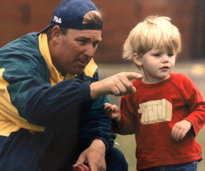 Jackson and was very close to his dad from a young age, as seen in this touching throwback Shane shared on Instagram.