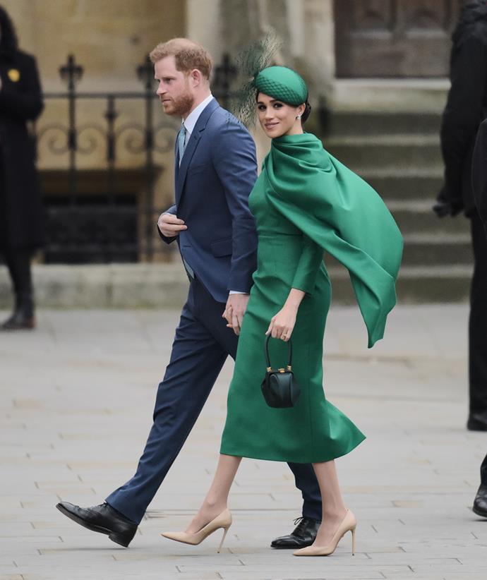 Prince Harry and Meghan, Duchess of Sussex marked their final engagement as senior working royals at the Commonwealth Day Service in 2020.