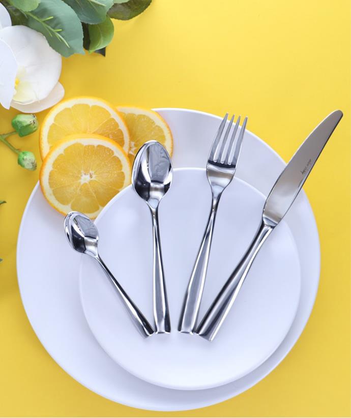 **Alex Liddy Arlo Cutlery Set of 16,** on sale for $69.99 down from $139.99, from [Robin's Kitchen.](https://www.robinskitchen.com.au/alex-liddy-arlo-cutlery-set-of-16|target="_blank"|rel="nofollow")