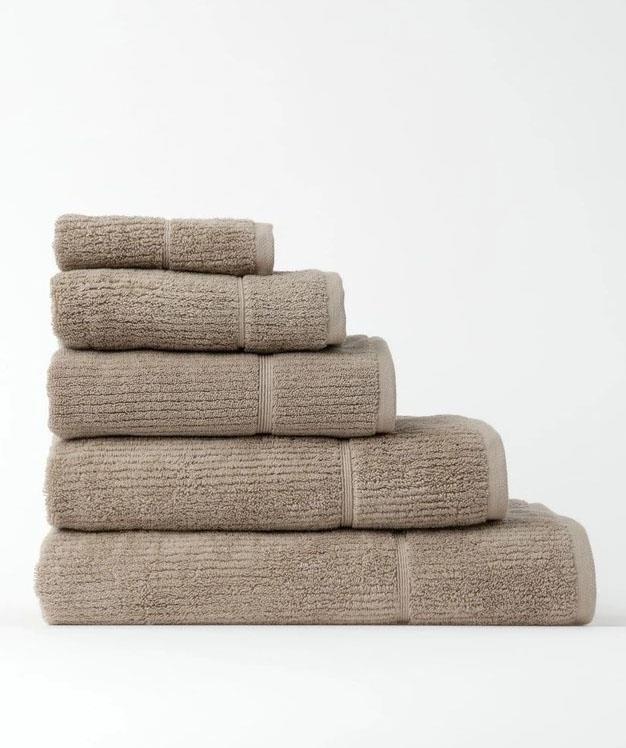 **Vue Combed Cotton Ribbed Towel,** on sale for $27 down from $45, from [Myer.](https://www.myer.com.au/p/vue-combed-cotton-ribbed-towel-range-in-straw|target="_blank"|rel="nofollow")