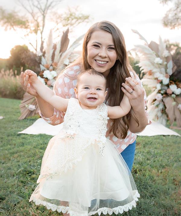 On March 25, 2022, Grace celebrated [her milestone first birthday](https://www.nowtolove.com.au/parenting/celebrity-families/bindi-irwin-grace-first-birthday-71554|target="_blank") surrounded by her family (and fury friends) at Australia Zoo.
<br><br>
Bindi, 23, took to Instagram to share a heartwarming tribute to her daughter, writing: "Happy Birthday to my graceful warrior. One year of watching your beautiful heart bloom into the most extraordinary person.
<br><br>
"Grace, you have been an old soul from the very beginning. It is the greatest blessing to be your mama. I love you eternally, unconditionally and infinitely. ❤️"
<br><br>
Chandler also shared a sweet message to Grace to mark her first birthday, writing: "It's been one year since you came into our lives and yet it feels like you've been with us forever."