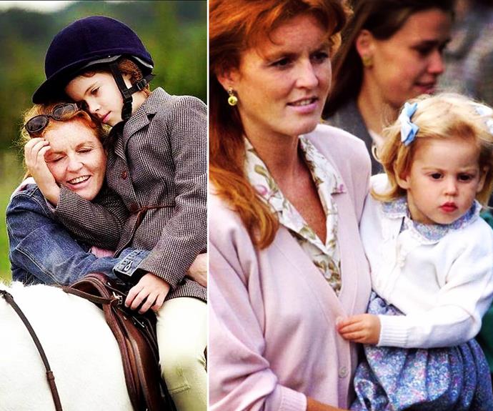 Sarah, Duchess of York shared these sweet throwback photos on Instagram.