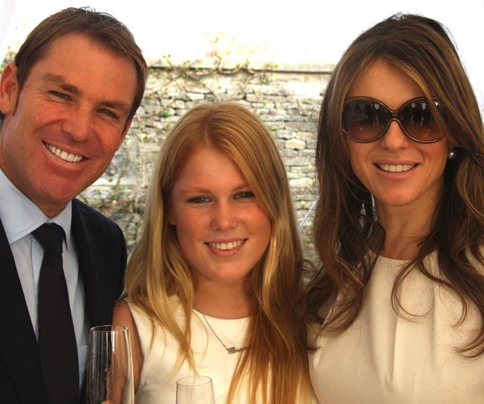 Liz with Shane and his eldest daughter Brooke.