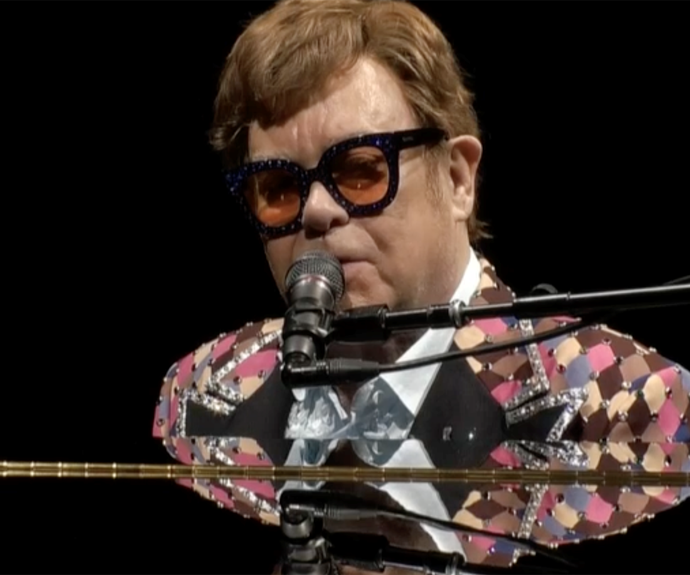 **Elton John**<br>
Music icon - appeared in video tribute