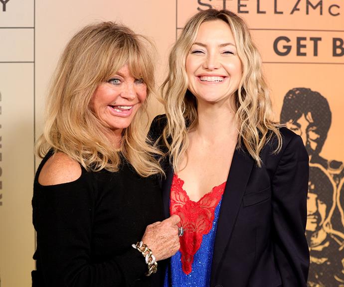 Goldie Hawn and Kate Hudson not only share a love of acting, but talk every single day. *(Image: Getty)*