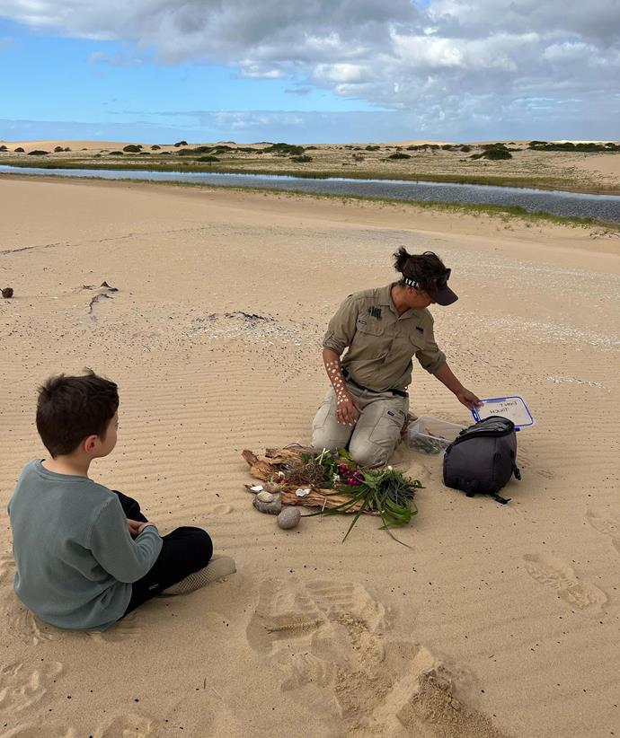 He treated his son to some special experiences, including time spend learning about the country and Aboriginal culture, making the trip even more memorable.