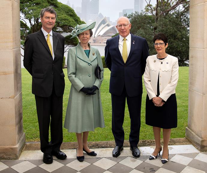 Across the harbour they met with the Governor-General His Excellency the Hon David John Hurley and his wife Linda at Admiralty House