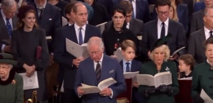 Caught on camera! Princess Charlotte and Princess Beatrice [shared a sweet moment](https://www.nowtolove.com.au/royals/british-royal-family/princess-charlotte-princess-beatrice-memorial-71604|target="_blank") at Prince Philip's Westminster Abbey memorial service in March 2022. Watch it in the player below!