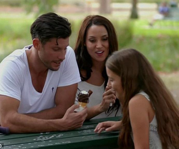Where it all started! Sam instantly adored Eve after meeting her on Snez's hometown *Bachelor* date.