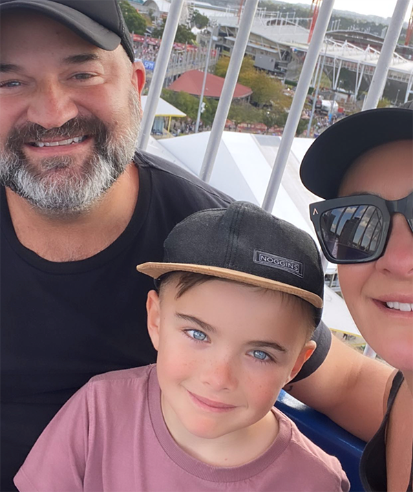 Michelle Bridges and her son Axel enjoyed a day out at the Sydney Royal Easter Show.