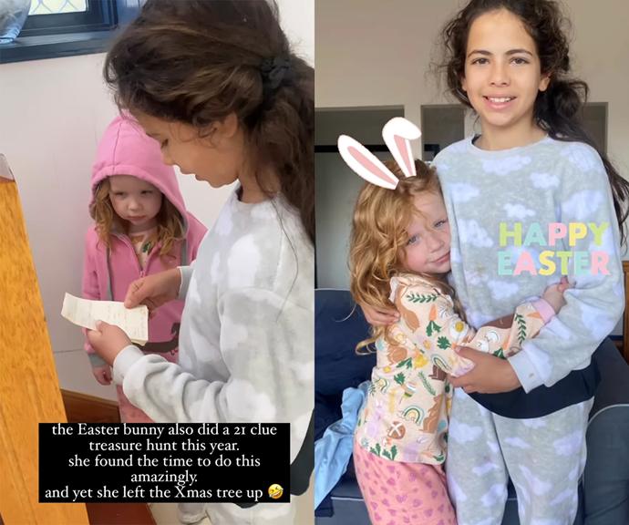 TV personality [Sally Obermeder](https://www.nowtolove.com.au/parenting/celebrity-families/sally-obermeder-kids-family-71511|target="_blank") had a lowkey Easter at home with her two daughters Annabelle, ten and Elissa, five.